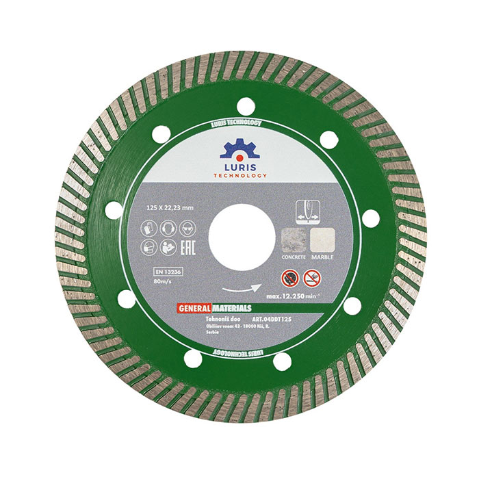 Dijamantska-Ploca-Turbo-Luris-125x22.23mm-04DDT125 Dijamantska Ploca Turbo Luris 125x22.23mm 04DDT125