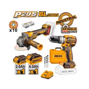 Ingco Aku Set Brusilica   Udarna Busilica 60NM CKLI20273E 43132