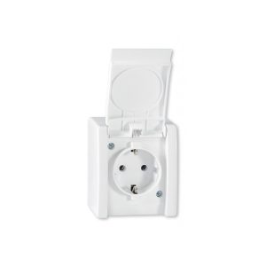 Prikljucnica Monofazna sa Porc.Jezgrom IP44 PVC AC241.00