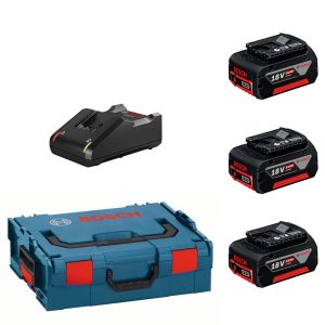 Bosch Starter Set 3xGBA 18V/5Ah GAL 18V-40 L Boxx 136  0.615.990.L3T